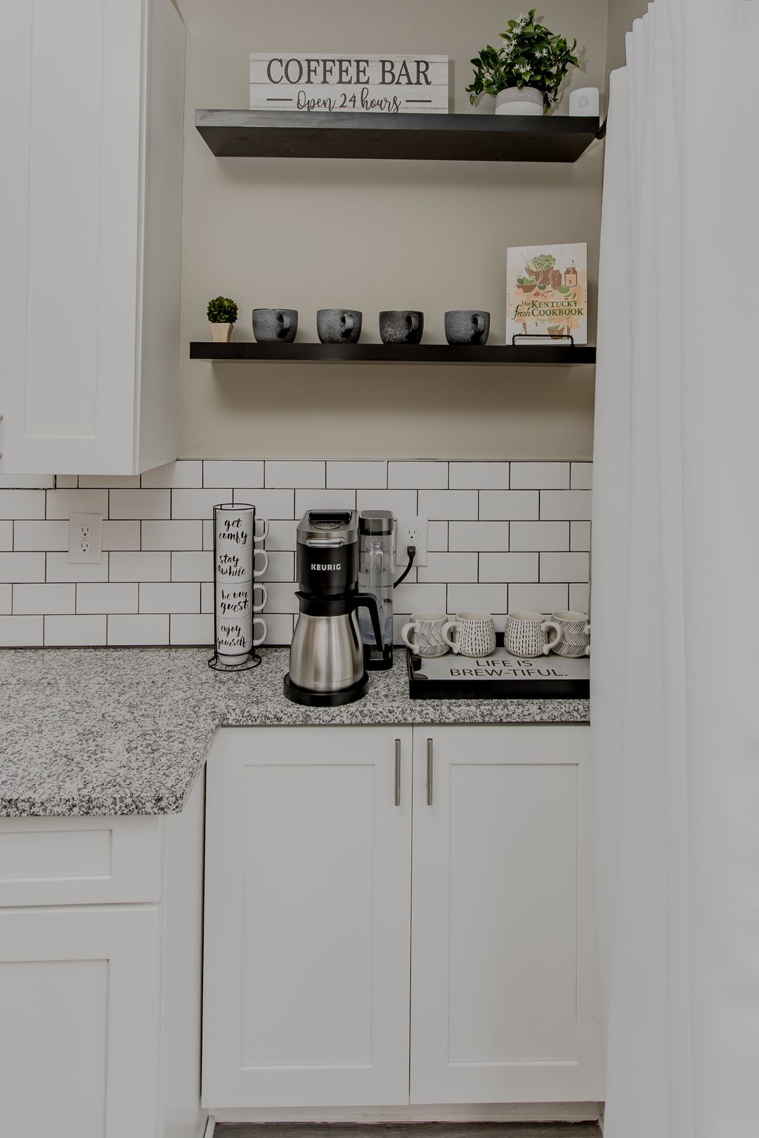 The coffee station