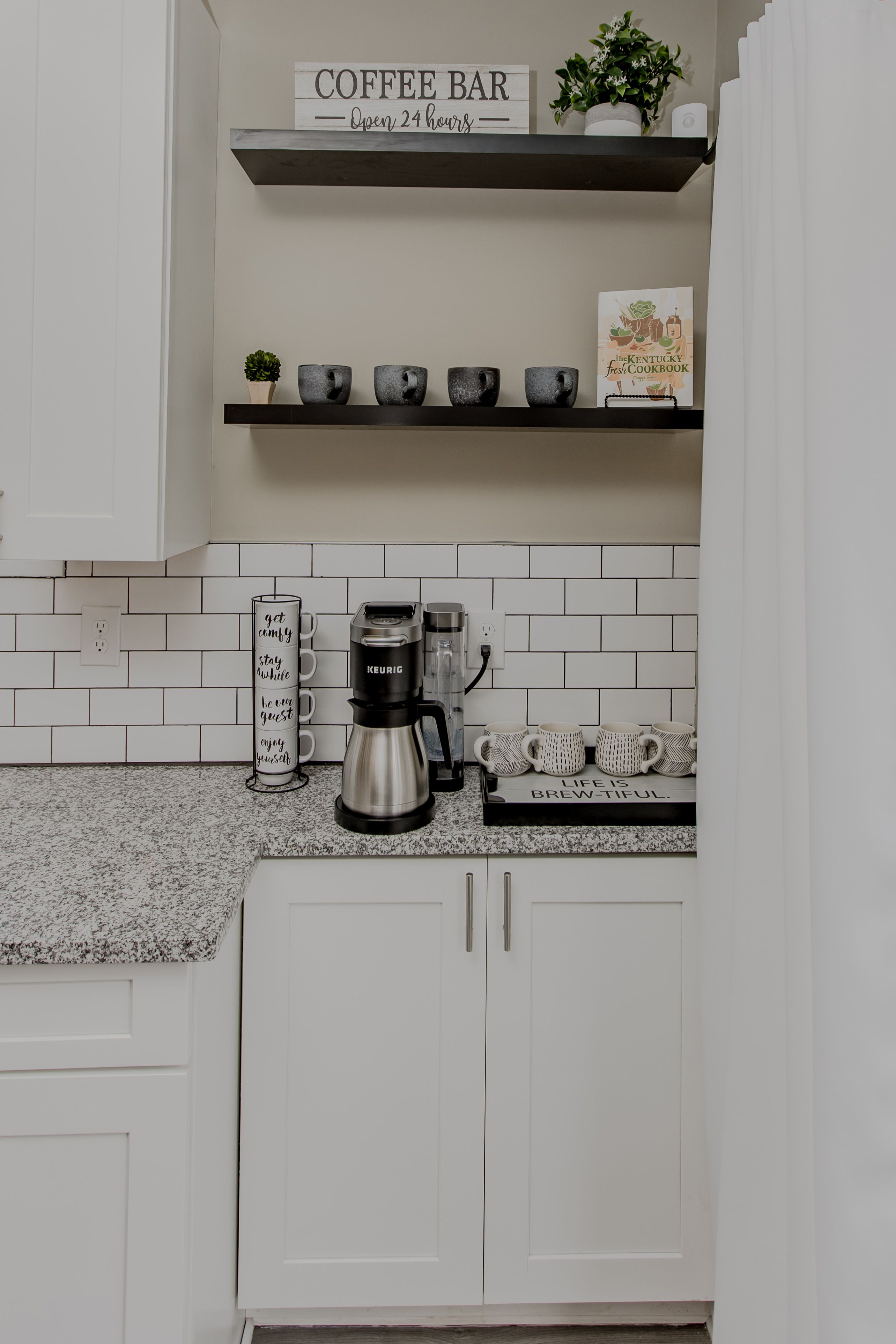 The coffee station
