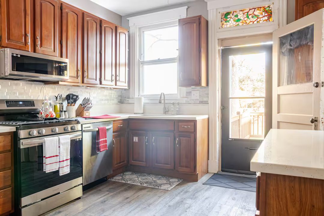 The updated kitchen