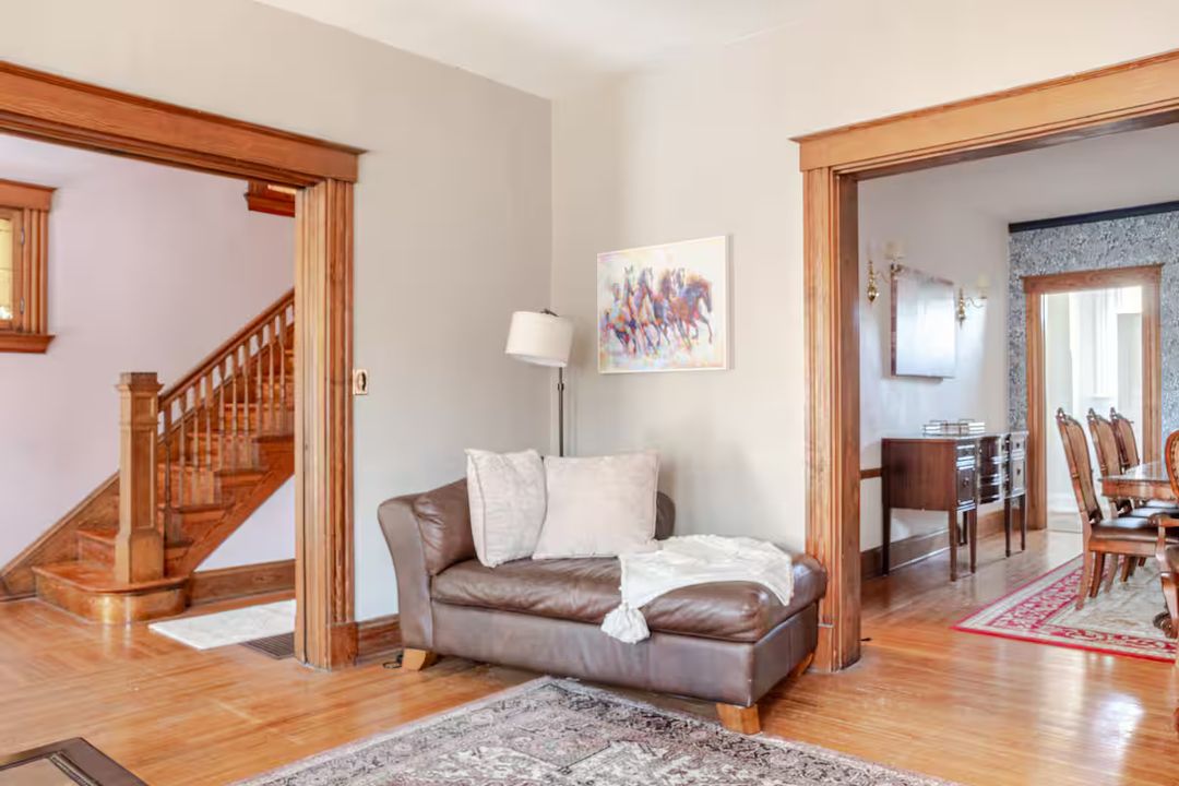 The living room