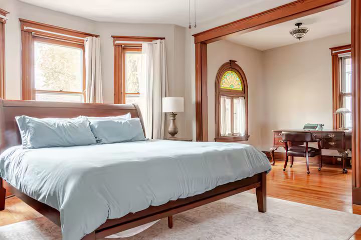 The primary bedroom