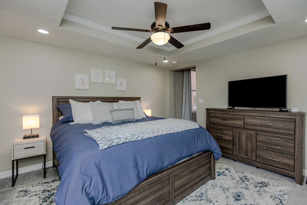 The primary bedroom
